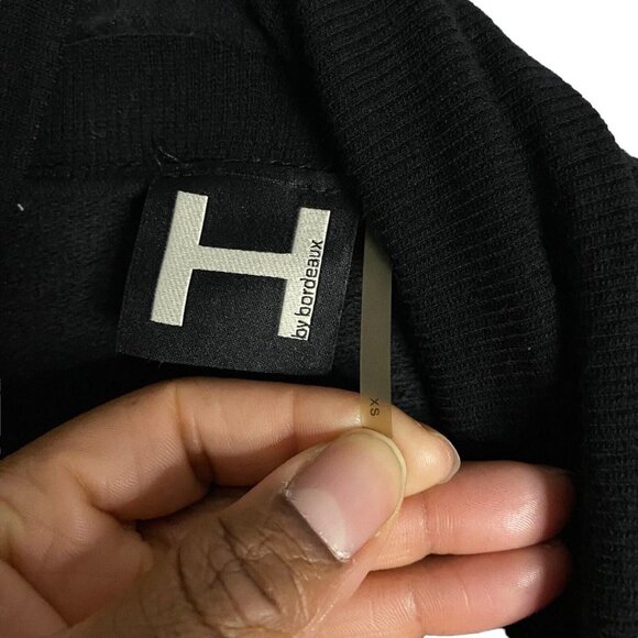 H by Bordeau Women's Black Open Front Cardigan Sz XS - Picture 5 of 7